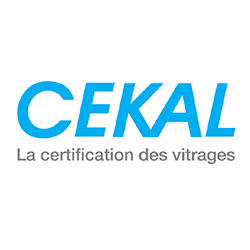 Logo Certification des vitrages CEKAL